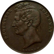 New Zealand 1 Penny (Professor Holloway - London England) PROFESSOR HOLLOWAY LONDON coin obverse New Zealand 1 Penny (Professor Holloway - London England) PROFESSOR HOLLOWAY LONDON coin obverse
