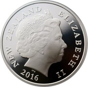 New Zealand $1 (Queen Elizabeth II's 90th birthday) NEW ZEALAND ELIZABETH II 2016 IRB coin obverse New Zealand $1 (Queen Elizabeth II's 90th birthday) NEW ZEALAND ELIZABETH II 2016 IRB coin obverse