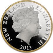 New Zealand $1 The Desolation of Smaug - Smaug and the Lonely Mountain 2013 NEW ZEALAND ELIZABETH II 2013 IRB coin obverse New Zealand $1 The Desolation of Smaug - Smaug and the Lonely Mountain 2013 NEW ZEALAND ELIZABETH II 2013 IRB coin obverse
