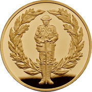 UK 10 Pounds 100th Anniversary of the First World War 2017 Proof PJ coin reverse