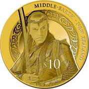 New Zealand $10 The Battle of the Five Armies - Elrond 2014 MIDDLE-EARTH - NEW ZEALAND $10 ©WBEI coin reverse New Zealand $10 The Battle of the Five Armies - Elrond 2014 MIDDLE-EARTH - NEW ZEALAND $10 ©WBEI coin reverse