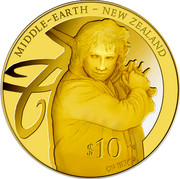 New Zealand $10 The Desolation of Smaug - Bilbo Baggins 2013 MIDDLE-EARTH - NEW ZEALAND $10 ©WBEI coin reverse New Zealand $10 The Desolation of Smaug - Bilbo Baggins 2013 MIDDLE-EARTH - NEW ZEALAND $10 ©WBEI coin reverse
