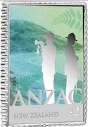 New Zealand $2 New Zealand Joint 2015 ANZAC NEW ZEALAND $2 2015 coin reverse New Zealand $2 New Zealand Joint 2015 ANZAC NEW ZEALAND $2 2015 coin reverse