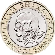 UK 2 Pounds (Shakespeare - Tragedies) WILLIAM SHAKESPEARE JB 2016 coin reverse UK 2 Pounds (Shakespeare - Tragedies) WILLIAM SHAKESPEARE JB 2016 coin reverse