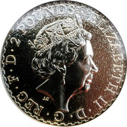 UK 2 Pounds Year of the Rooster (Colorized) 2017 2 POUNDS ELIZABETH II D G REG F D J.C coin obverse UK 2 Pounds Year of the Rooster (Colorized) 2017 2 POUNDS ELIZABETH II D G REG F D J.C coin obverse