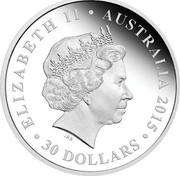 Australia 30 Dollars The ANZAC Spirit - Lest We Forget 2015 Proof ELIZABETH II AUSTRALIA 2015 30 DOLLARS IRB coin obverse Australia 30 Dollars The ANZAC Spirit - Lest We Forget 2015 Proof ELIZABETH II AUSTRALIA 2015 30 DOLLARS IRB coin obverse