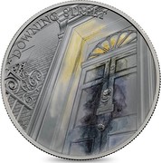 UK 5 Pounds Downing Street 2017 Proof DOWNING STREET coin reverse