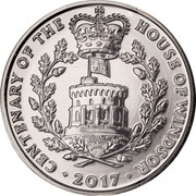 UK 5 Pounds House of Windsor Centenary Clad 2017 CENTENARY OF THE HOUSE OF WINDSOR 2017 coin reverse
