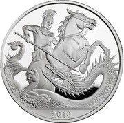 UK 5 Pounds Prince George 5th Birthday 2018 Proof 2018 coin reverse UK 5 Pounds Prince George 5th Birthday 2018 Proof 2018 coin reverse