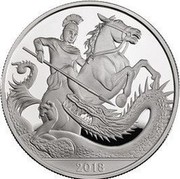 UK 5 Pounds (Prince George 5th Birthday) 2018 coin reverse UK 5 Pounds (Prince George 5th Birthday) 2018 coin reverse