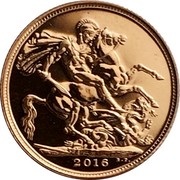UK 5 Pounds (Sovereign series) 2015 B.P. coin reverse UK 5 Pounds (Sovereign series) 2015 B.P. coin reverse