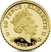 UK 50 Pence Modern Britannia 2017 Trident Proof ELIZABETH II D G REG F D 50 PENCE 2018 J.C coin obverse UK 50 Pence Modern Britannia 2017 Trident Proof ELIZABETH II D G REG F D 50 PENCE 2018 J.C coin obverse