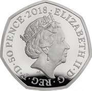 UK 50 Pence Mrs. Tittlemouse 2018 Proof ELIZABETH II D G REG F D 50 PENCE 2018 J.C coin obverse UK 50 Pence Mrs. Tittlemouse 2018 Proof ELIZABETH II D G REG F D 50 PENCE 2018 J.C coin obverse