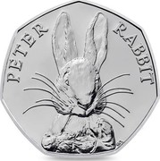 UK 50 Pence (Peter Rabbit) PETER RABBIT EN. coin reverse UK 50 Pence (Peter Rabbit) PETER RABBIT EN. coin reverse