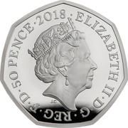 UK 50 Pence The Tailor of Gloucester (Colorized) 2018 Proof ∙ELIZABETH II∙D∙G∙REG∙F∙D∙50 PENCE∙2018 J.C coin obverse UK 50 Pence The Tailor of Gloucester (Colorized) 2018 Proof ∙ELIZABETH II∙D∙G∙REG∙F∙D∙50 PENCE∙2018 J.C coin obverse