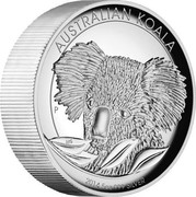 Australia 8 Dollars Australian Koala 2014 Proof AUSTRALIA KOALA 2014 5 OZ 999 SILVER P coin reverse Australia 8 Dollars Australian Koala 2014 Proof AUSTRALIA KOALA 2014 5 OZ 999 SILVER P coin reverse