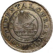 USA Continental Currency Dollar 1776 KM# EA2a CONTINENTAL CURRENCY FUGIO MIND YOUR BUSINESS EG FECIT coin obverse USA Continental Currency Dollar 1776 KM# EA2a CONTINENTAL CURRENCY FUGIO MIND YOUR BUSINESS EG FECIT coin obverse