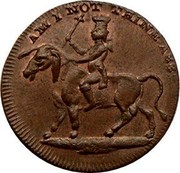 UK Farthing Middlesex - London (Thomas Spence) 1795  AM I NOT THINE ASS coin reverse