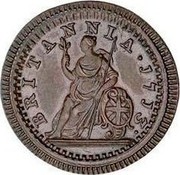 UK Farthing Queen Anne 1713 BRITANNIA 1713 coin reverse UK Farthing Queen Anne 1713 BRITANNIA 1713 coin reverse