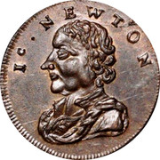 UK Farthing Social Series - Newton 1793  IC NEWTON coin obverse UK Farthing Social Series - Newton 1793  IC NEWTON coin obverse