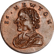 UK Farthing Social Series - Newton (Britania) 1793  IC. NEWTON. coin obverse UK Farthing Social Series - Newton (Britania) 1793  IC. NEWTON. coin obverse
