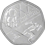 UK Fifty Pence (Commonwealth Games) KM# 1311 XX COMMONWEALTH GAMES GLASGOW 2014 AL coin reverse UK Fifty Pence (Commonwealth Games) KM# 1311 XX COMMONWEALTH GAMES GLASGOW 2014 AL coin reverse