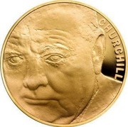 UK Five Pounds 50th Anniversary of the death of Sir Winston Churchill 2015 Proof CHURCHILL coin reverse UK Five Pounds 50th Anniversary of the death of Sir Winston Churchill 2015 Proof CHURCHILL coin reverse