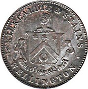 New Zealand Halfpenny Kirkcaldie & Stains - Wellington ND (1874)  KIRKCALDIE & STAINS FORTISSIMA VERITAS WELINGTON coin obverse New Zealand Halfpenny Kirkcaldie & Stains - Wellington ND (1874)  KIRKCALDIE & STAINS FORTISSIMA VERITAS WELINGTON coin obverse