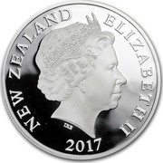 New Zealand One Dollar Taniwha 2017 NEW ZEALAND ELIZABETH II 2017 IRB coin obverse New Zealand One Dollar Taniwha 2017 NEW ZEALAND ELIZABETH II 2017 IRB coin obverse