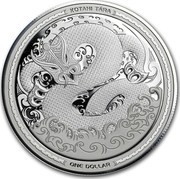 New Zealand One Dollar Taniwha 2017 KOTAHI TARA ONE DOLLAR coin reverse New Zealand One Dollar Taniwha 2017 KOTAHI TARA ONE DOLLAR coin reverse
