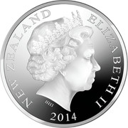 New Zealand One Dollar The Announcement of War 2014 NEW ZEALAND ELIZABETH II 2014 IRB coin obverse New Zealand One Dollar The Announcement of War 2014 NEW ZEALAND ELIZABETH II 2014 IRB coin obverse