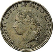 New Zealand Penny Pattern 1879  VICTORIA QUEEN OF GREAT BRITAIN coin obverse New Zealand Penny Pattern 1879  VICTORIA QUEEN OF GREAT BRITAIN coin obverse