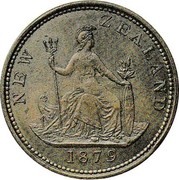 New Zealand Penny Pattern 1879  NEW ZEALAND 1879 coin reverse New Zealand Penny Pattern 1879  NEW ZEALAND 1879 coin reverse