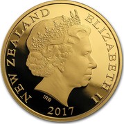 New Zealand Ten Dollars Kiwi 2017 NEW ZEALAND ELIZABETH II 2017 IRB coin obverse New Zealand Ten Dollars Kiwi 2017 NEW ZEALAND ELIZABETH II 2017 IRB coin obverse
