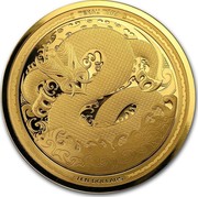 New Zealand Ten Dollars (Maori Art - Taniwha) TEKAU TARA TEN DOLLARS coin reverse New Zealand Ten Dollars (Maori Art - Taniwha) TEKAU TARA TEN DOLLARS coin reverse