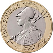 UK Two Pounds Britannia 2015 Proof KM# 1348 TWO POUNDS A.D coin reverse UK Two Pounds Britannia 2015 Proof KM# 1348 TWO POUNDS A.D coin reverse