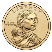 USA $1 Sacagawea Dollar 2010 P KM# 474 LIBERTY IN GOD WE TRUST coin obverse USA $1 Sacagawea Dollar 2010 P KM# 474 LIBERTY IN GOD WE TRUST coin obverse