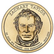 USA $1 Zachary Taylor 2009 P KM# 453 ZACHARY TAYLOR IN GOD WE TRUST 12TH PRESIDENT 1849-1850 coin obverse USA $1 Zachary Taylor 2009 P KM# 453 ZACHARY TAYLOR IN GOD WE TRUST 12TH PRESIDENT 1849-1850 coin obverse