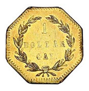 USA 1 Dollar Indian (Octagonal) 1875 KM# 14.2 1 DOLLAR CAL. coin reverse USA 1 Dollar Indian (Octagonal) 1875 KM# 14.2 1 DOLLAR CAL. coin reverse