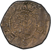 USA 3 Pence Willow tree 1652 KM# 4 MASA TUS ETS coin obverse USA 3 Pence Willow tree 1652 KM# 4 MASA TUS ETS coin obverse