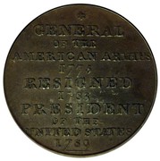 USA Cent 1792 KM# Tn61.1a Washington Pieces GENERAL OF THE AMERICAN ARMIES 1775 RESIGNED 1783 PRESIDENT OF THE UNITED STATES 1789 coin reverse USA Cent 1792 KM# Tn61.1a Washington Pieces GENERAL OF THE AMERICAN ARMIES 1775 RESIGNED 1783 PRESIDENT OF THE UNITED STATES 1789 coin reverse