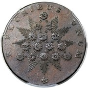 USA Cent 1793 KM# Tn70.6 Kentucky Tokens E PLURIBUS UNUM coin reverse USA Cent 1793 KM# Tn70.6 Kentucky Tokens E PLURIBUS UNUM coin reverse