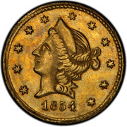 USA Half Dol. Liberty (Round) 1854 KM# 11.2 1854 coin obverse USA Half Dol. Liberty (Round) 1854 KM# 11.2 1854 coin obverse