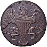 USA Half Dollar 1792 KM# Tn64 Washington Pieces UNUM E PLURIBUS coin reverse