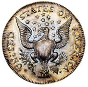 USA Half Dollar 1792 KM# Tn63.3 Washington Pieces ∙ UNITED STATES OF AMERICA ∙ coin reverse