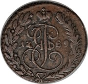 Russia 2 Kopeks (Ekaterina II (Without mintmark)) C# 58.1 Е II coin obverse Russia 2 Kopeks (Ekaterina II (Without mintmark)) C# 58.1 Е II coin obverse