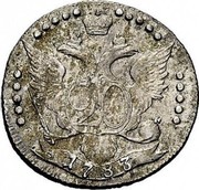 Russia 20 Kopeks Ekaterina II (СПБ) 1783 СПБ C# 63c 20 1784 coin reverse Russia 20 Kopeks Ekaterina II (СПБ) 1783 СПБ C# 63c 20 1784 coin reverse