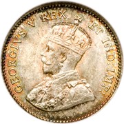 Canada 5 Cents George V 1911 KM# 16 GEORGIVS V REX ET IND:IMP: coin obverse Canada 5 Cents George V 1911 KM# 16 GEORGIVS V REX ET IND:IMP: coin obverse