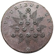 USA Cent 1793 KM# Tn70.5 Kentucky Tokens E. PLURIBUS UNUM coin reverse USA Cent 1793 KM# Tn70.5 Kentucky Tokens E. PLURIBUS UNUM coin reverse