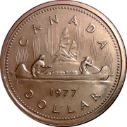 Canada Dollar (Det Jewel) KM# 117 CANADA 1977 DOLLAR coin reverse Canada Dollar (Det Jewel) KM# 117 CANADA 1977 DOLLAR coin reverse